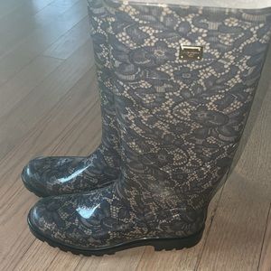 Dolce and Gabbana rain shoes
